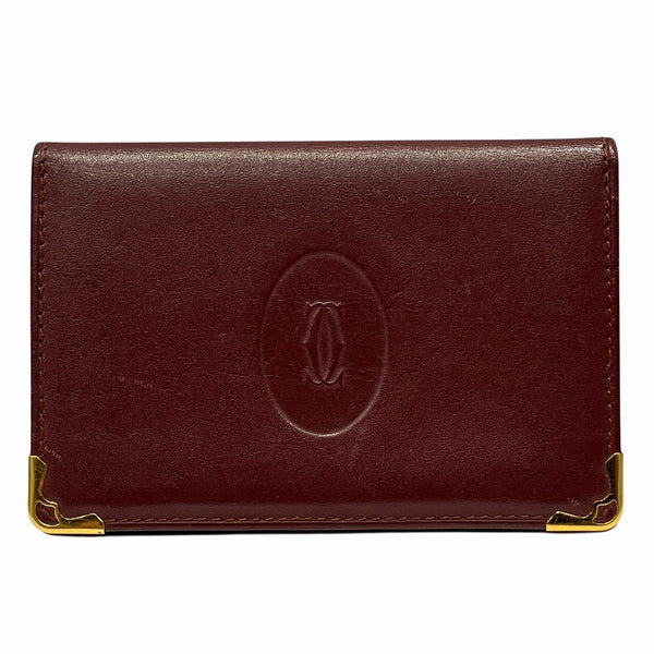 Cartier Must Leather Card Case