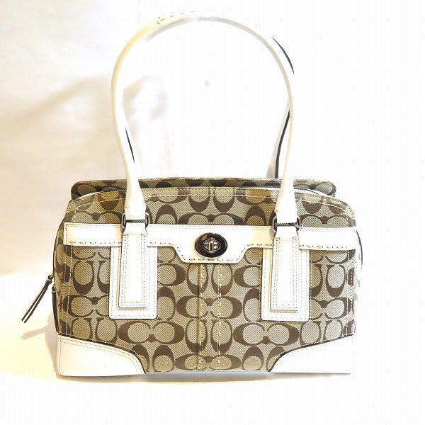 Coach Signature Hamptons 11596 Handbag in Great Condition