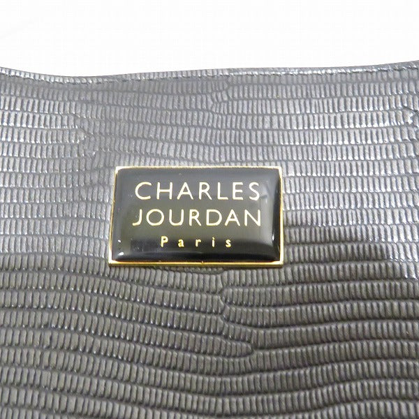 Charles Jourdan Leather Handbag Shoulder Bag in Good Condition