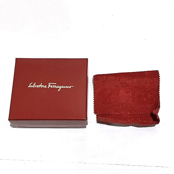 Salvatore Ferragamo Gancini Gold Buckle 3cm x 10cm x 0.2cm Unisex Belt in Good Condition