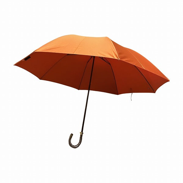 Celine Orange Folding Umbrella