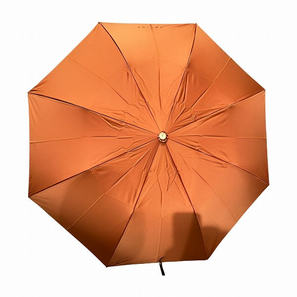 Celine Orange Folding Umbrella