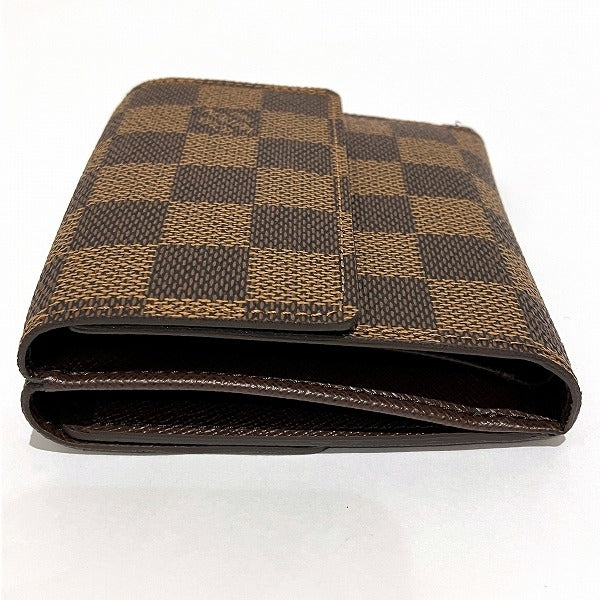 Louis Vuitton Damier Elise Trifold Wallet N61654 in Pristine Condition