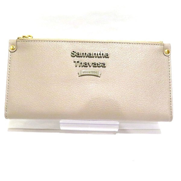 Samantha Thavasa Leather Bifold Wallet Long Wallet in Pristine Condition