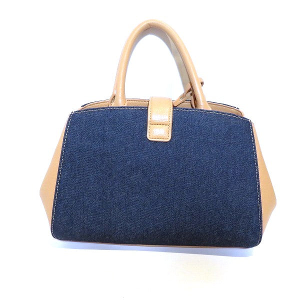 Samantha Vega 2way Denim Leather Handbag