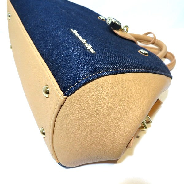 Samantha Vega 2way Denim Leather Handbag