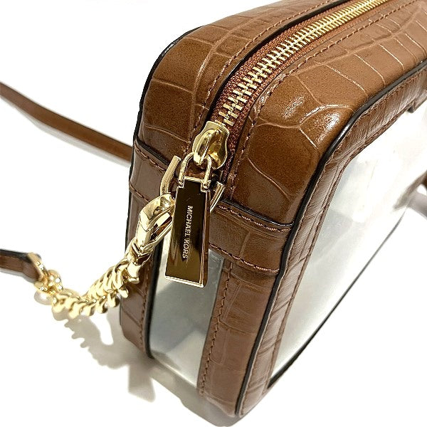 Michael Kors Camera Bag Brown Leather Crossbody in Good Condition