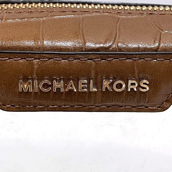 Michael Kors Camera Bag Brown Leather Crossbody in Good Condition