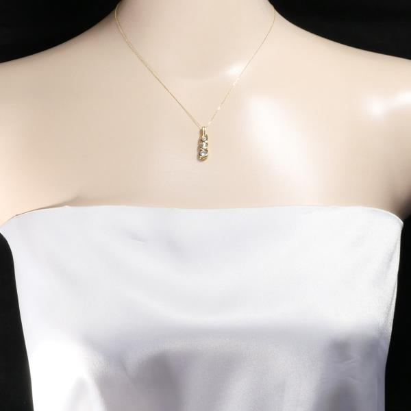 K18 Yellow Gold Diamond Necklace 0.70ct in Excellent Condition