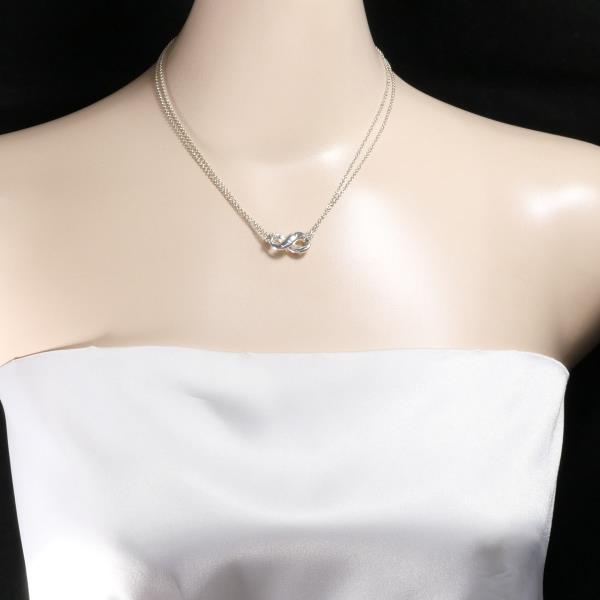 Tiffany Infinity Silver Necklace in Pristine Condition