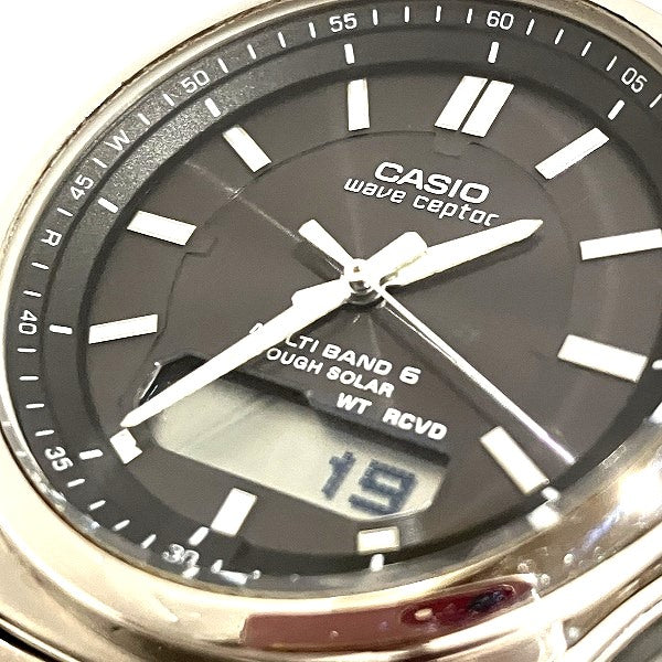 Casio Wave Ceptor Solar Watch Men's