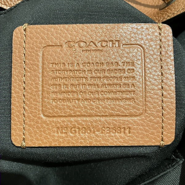 Coach Leather Hudson Backpack F36811 in Fair Condition