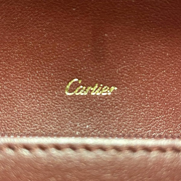 Cartier Leather Long Wallet in Good Condition