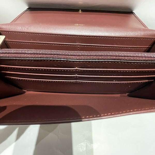 Cartier Leather Long Wallet in Good Condition