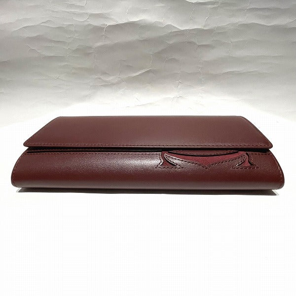 Cartier Leather Long Wallet in Good Condition