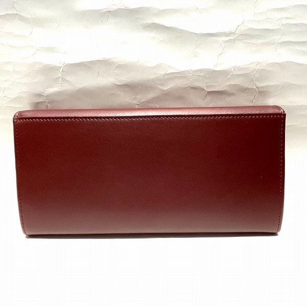 Cartier Leather Long Wallet in Good Condition