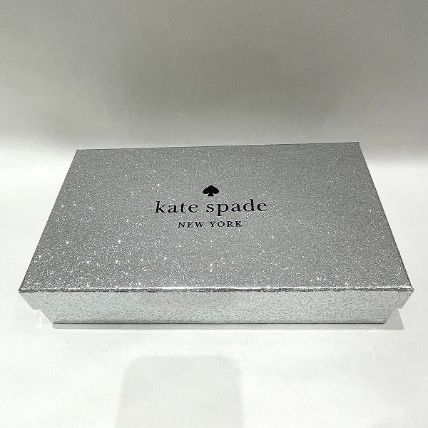 Kate Spade Glitter Fabric Box Large Continental Wallet K9253 BLK in Good Condition