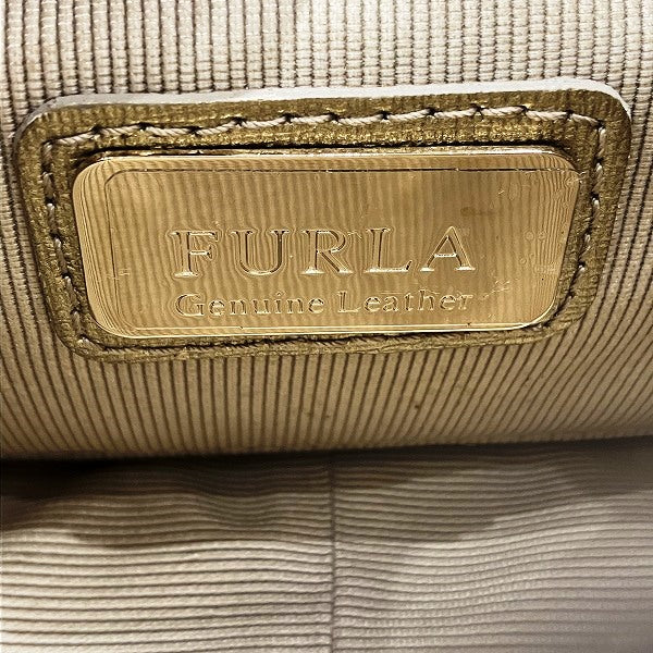 Furla Metropolis G6400 Leather Shoulder Bag in Good Condition