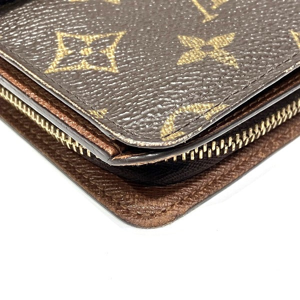 Louis Vuitton Monogram Portefeuille Zip Wallet M61207 in Good Condition