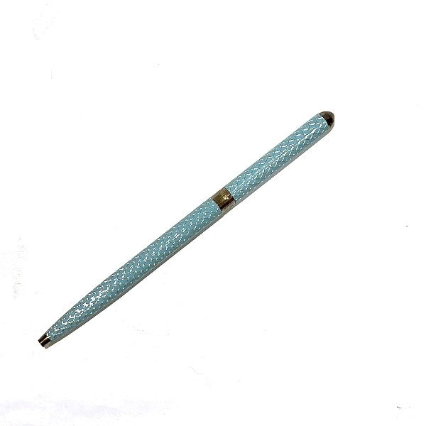 Tiffany & Co Sterling Silver Diamond Texture Ballpoint Pen in Good Condition