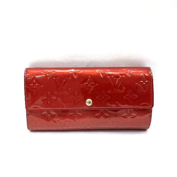 Louis Vuitton Vernis Sarah Long Wallet M91739 in Fair Condition