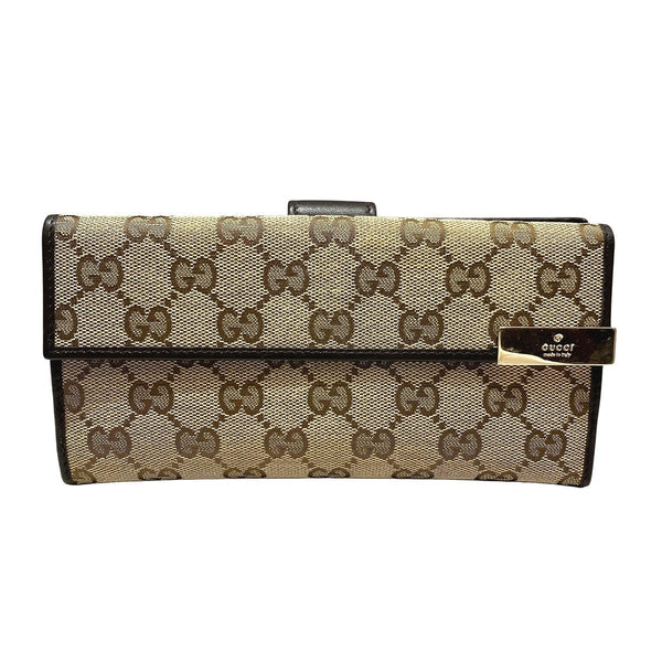 Gucci GG Canvas Trifold Wallet