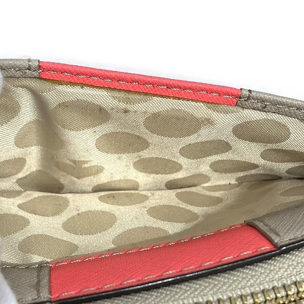 Kate Spade Cow Leather Long Wallet PWRU4530 in Good Condition