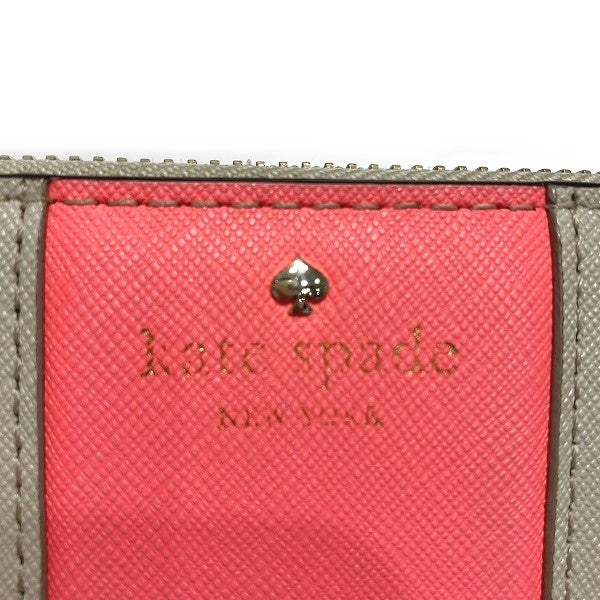 Kate Spade Cow Leather Long Wallet PWRU4530 in Good Condition