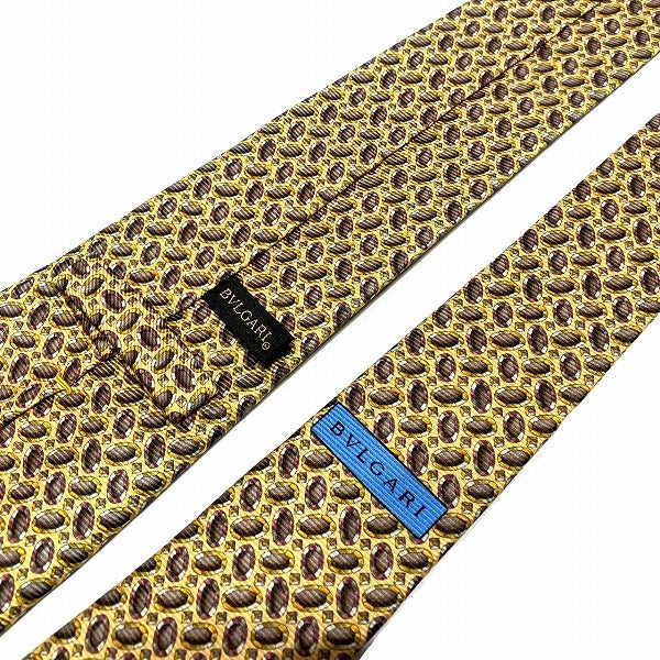 Bvlgari Silk Sette Pieghe Tie