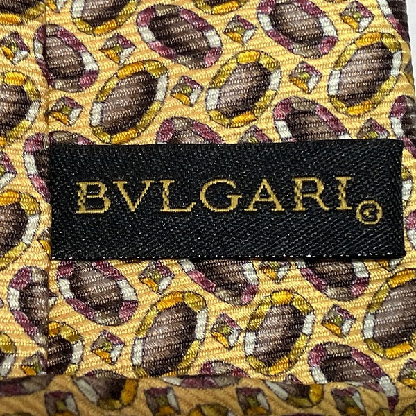 Bvlgari Silk Sette Pieghe Tie