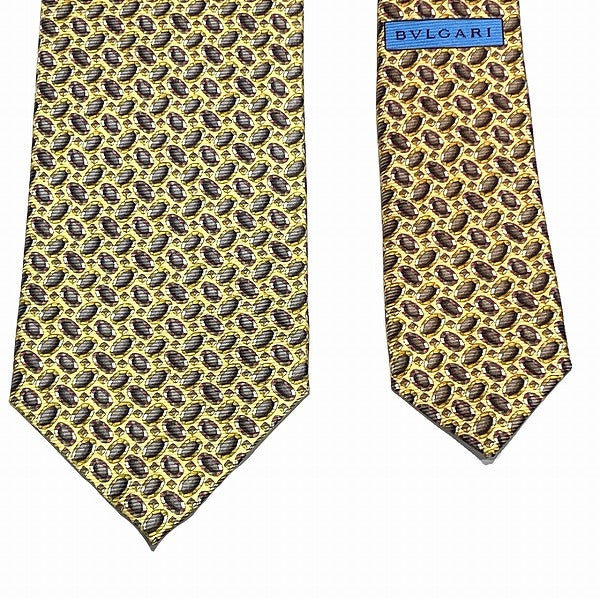 Bvlgari Silk Sette Pieghe Tie