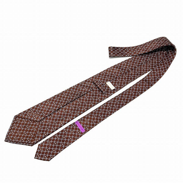 Bvlgari Silk Tie 150cm x 10cm Patterned Men's Accessory in Great Condition