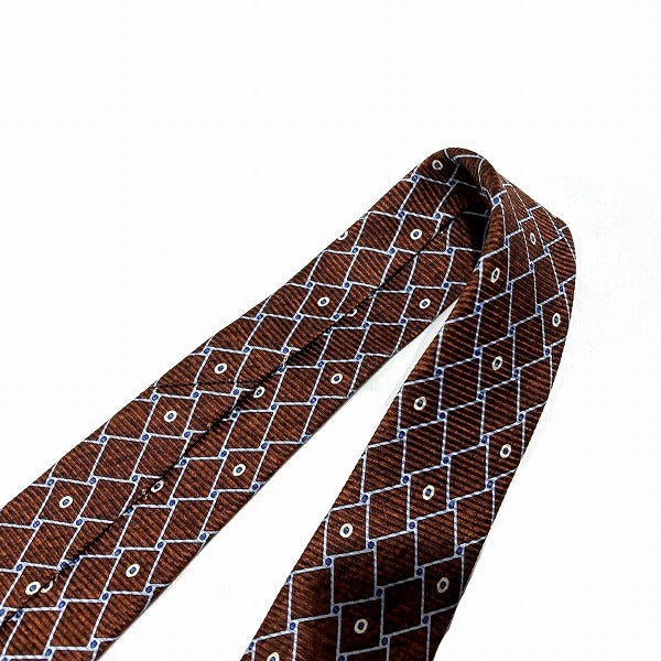 Bvlgari Silk Tie 150cm x 10cm Patterned Men's Accessory in Great Condition