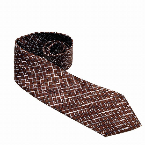 Bvlgari Silk Tie 150cm x 10cm Patterned Men's Accessory in Great Condition