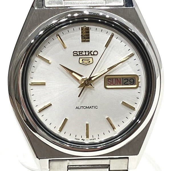 Seiko 5 Automatic Watch 7009-876A Stainless Steel in Great Condition