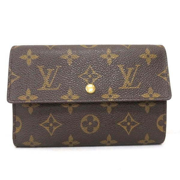 Louis Vuitton Monogram Portefeuille Tresor Etui Papier Wallet M61202 in Good Condition