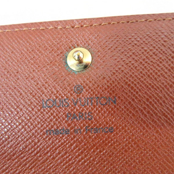 Louis Vuitton Monogram Portefeuille Tresor Etui Papier Wallet M61202 in Good Condition