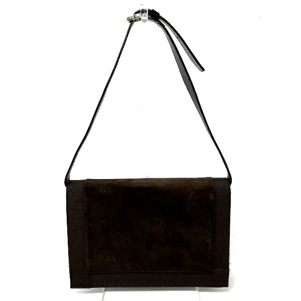 Salvatore Ferragamo Suede Leather Shoulder Bag