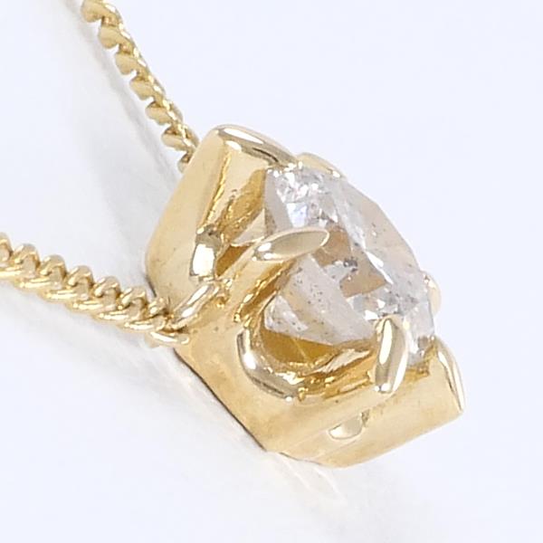 18K Yellow Gold Diamond Necklace, 0.53CT, Approx. 41cm, Approximate Total Weight 2.2g