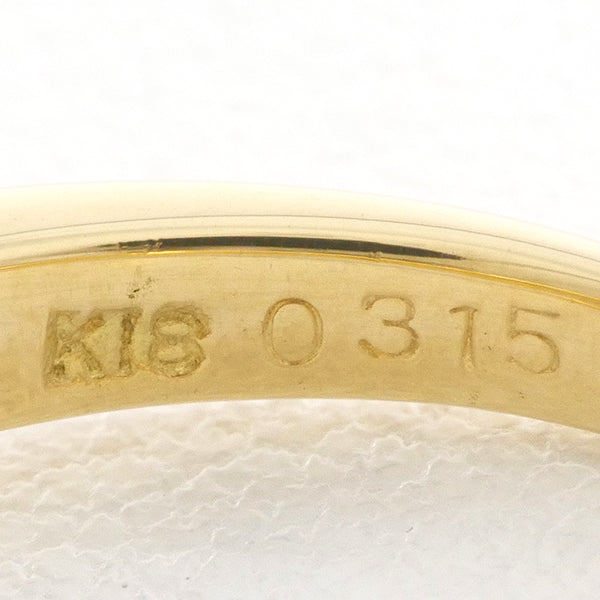 K18 Yellow Gold Diamond Ring 12