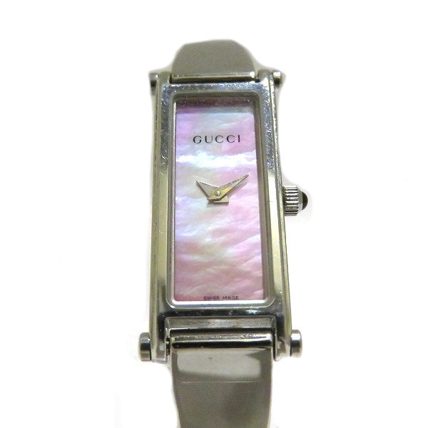 Gucci Stainless Steel Quartz Bangle Watch 1500L