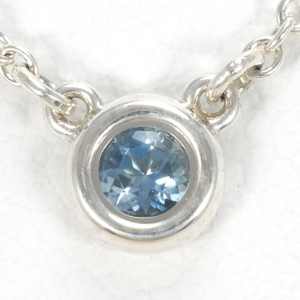 Tiffany & Co Silver Aquamarine Necklace