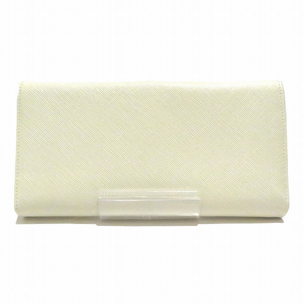 Salvatore Ferragamo Gancini Off-White Wallet