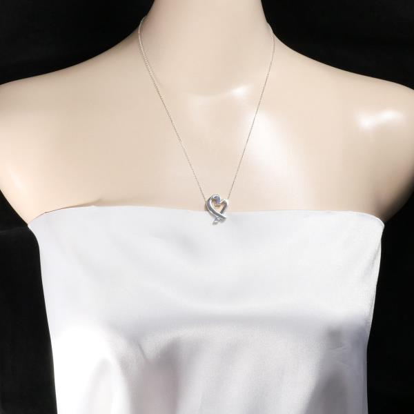 Tiffany & Co Loving Heart Silver Necklace in Excellent Condition