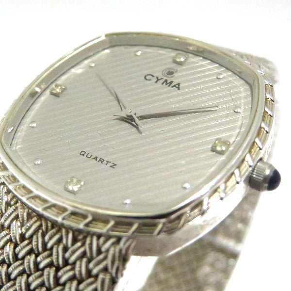 Seema 604 Quartz Square Watch Stainless Steel Men's in Fair Condition