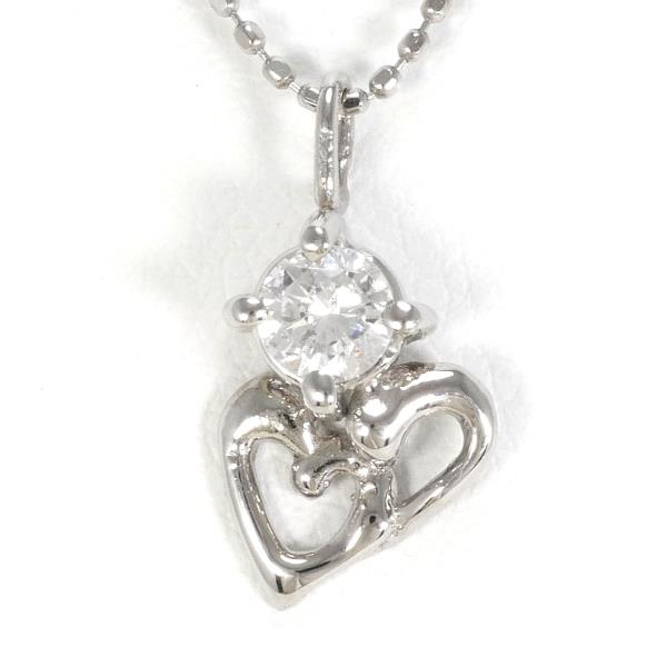 K18 White Gold Diamond Necklace 0.240 SI2