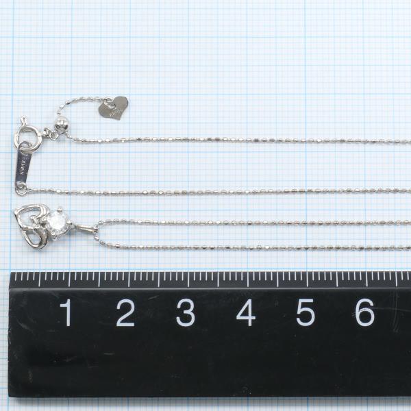 K18 White Gold Diamond Necklace 0.240 SI2