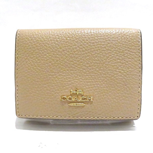 Coach Leather Tri-Fold Wallet 88666