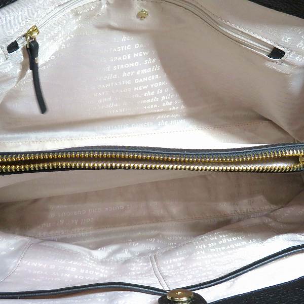 Kate Spade Leather Wool Shoulder Bag in Good Condition