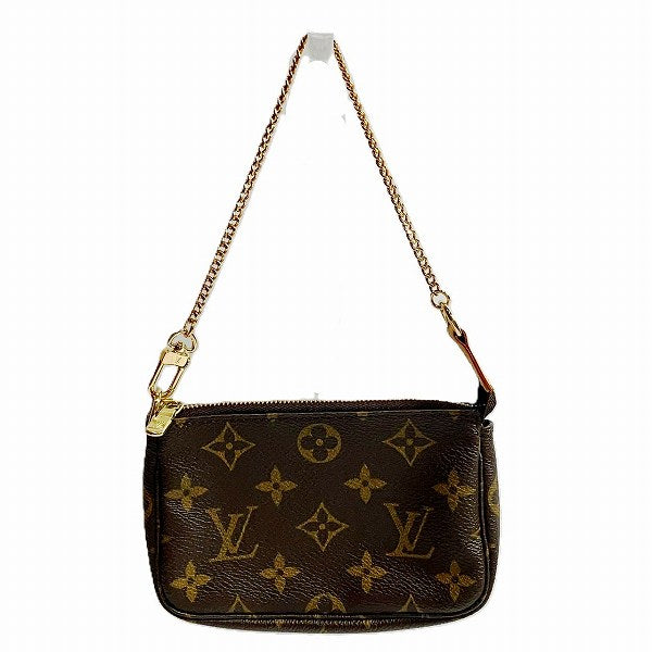 Louis Vuitton Monogram Mini Pochette Accessoires M58009 Handbag in Great Condition